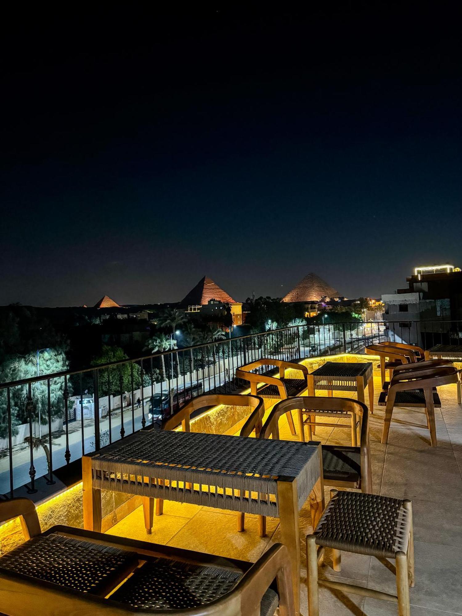 Almas Pyramids View Hotel Kafrat al Jabal Exterior photo