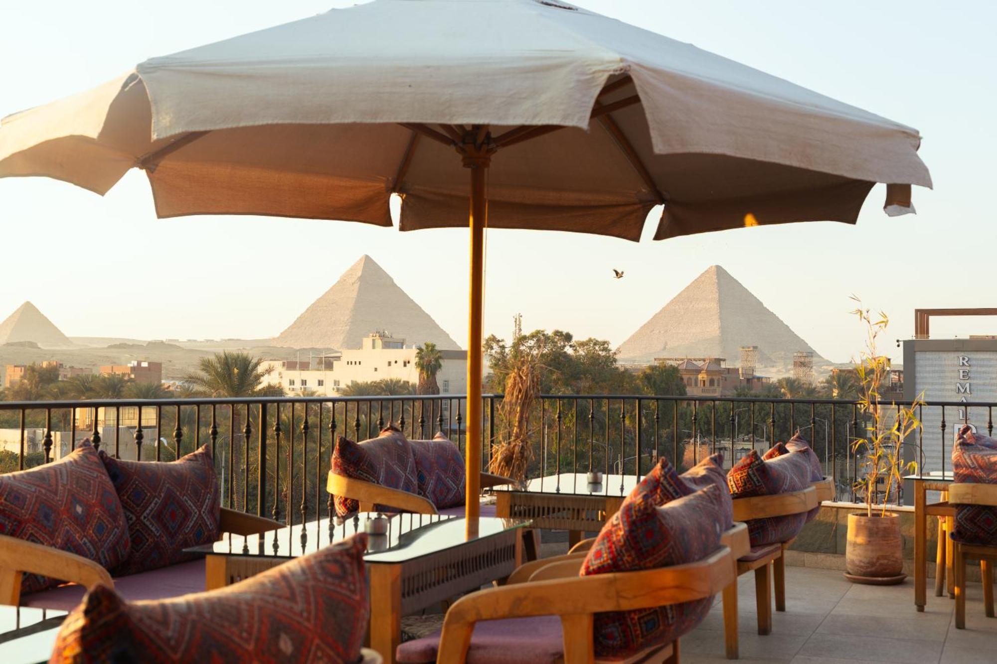 Almas Pyramids View Hotel Kafrat al Jabal Exterior photo